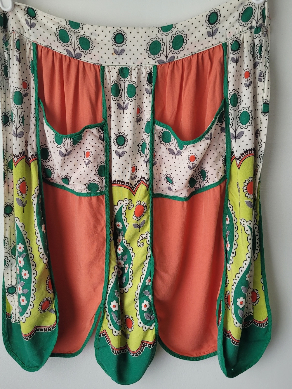 Vintage 1960s/70s Multi-pocket Half Apron